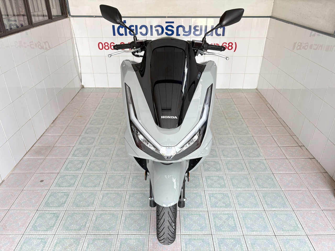Honda PCX160 ABS เทา-ดำ2 (1)