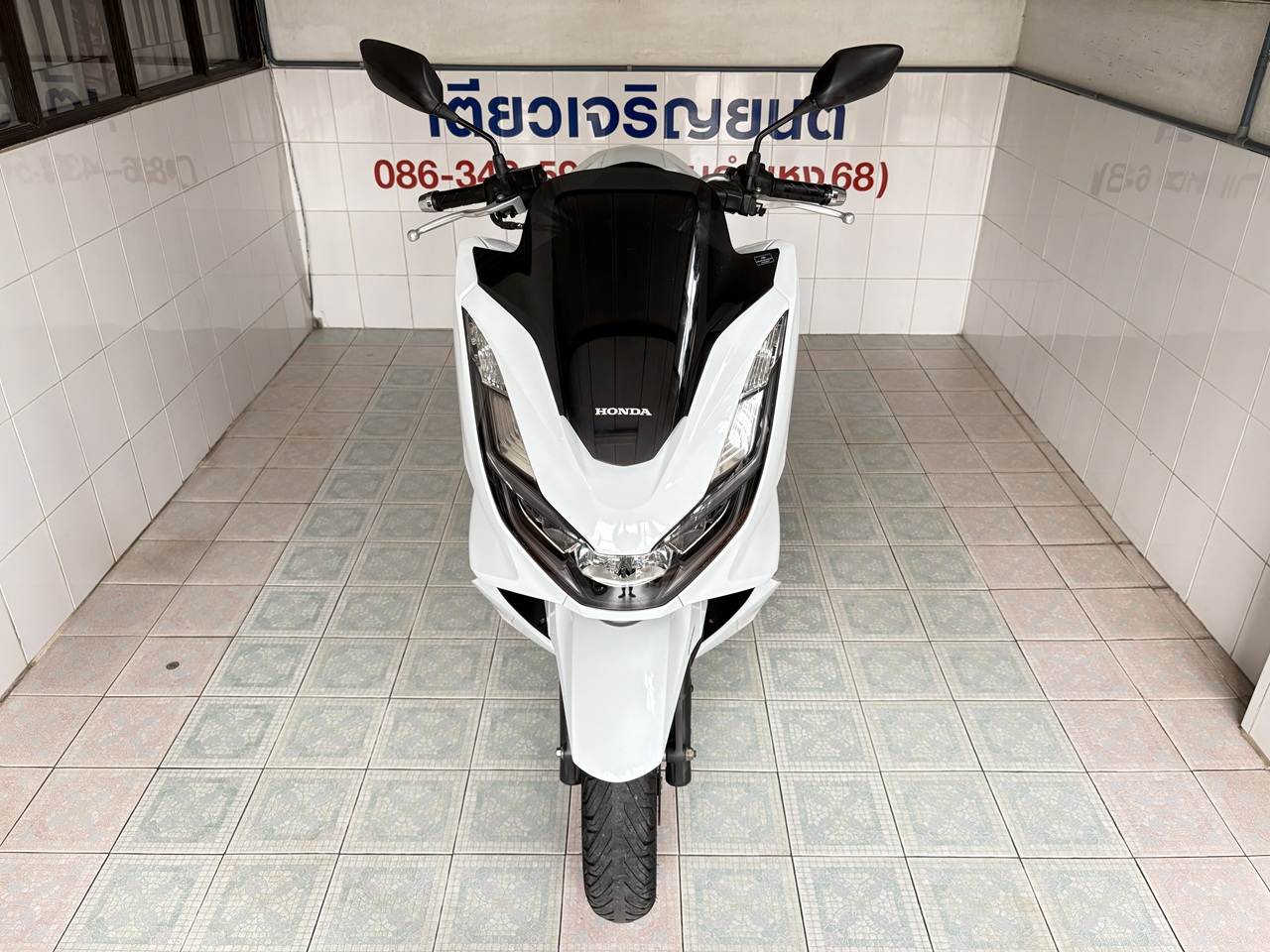 Honda PCX160 ขาว-ดำ6 (1)
