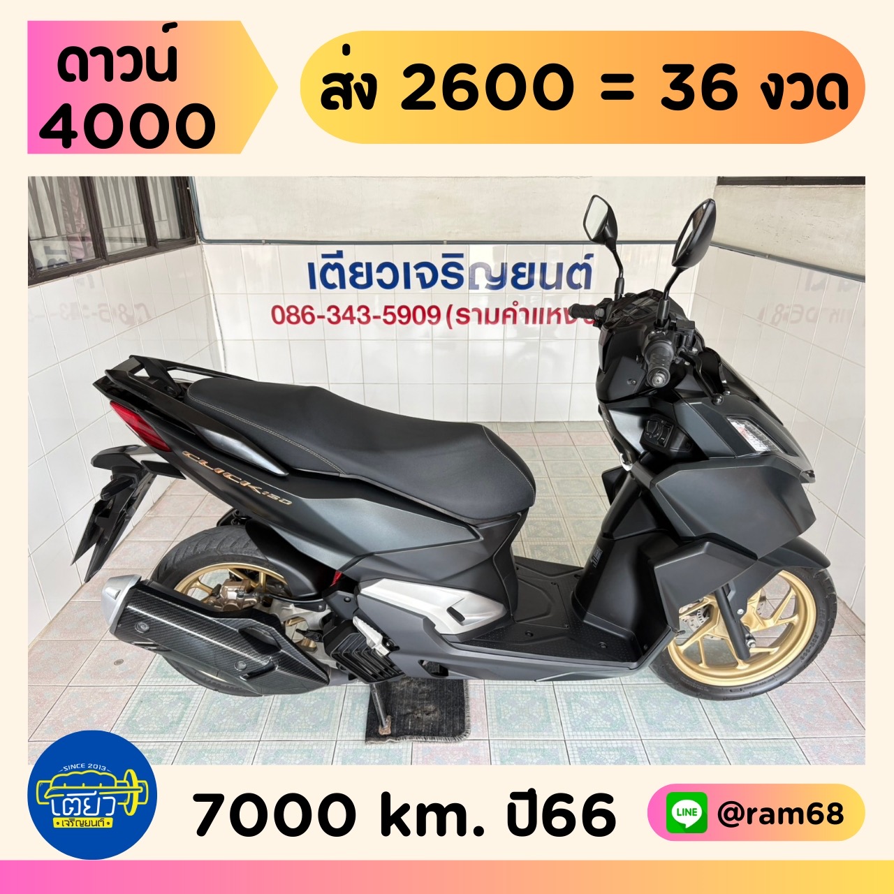 Honda Click160i ABS ดำ9