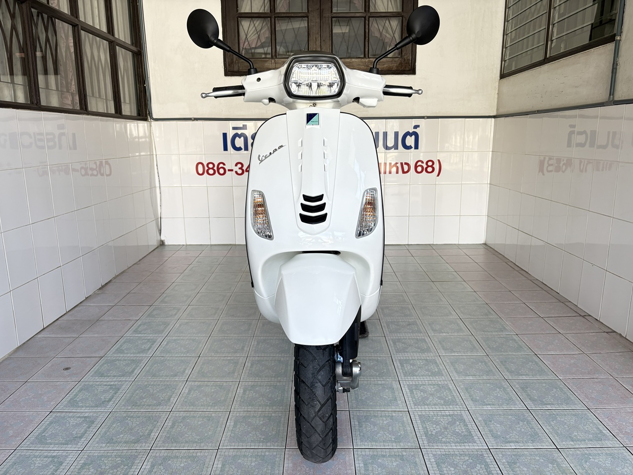 Vespa S125 ขาว (1)
