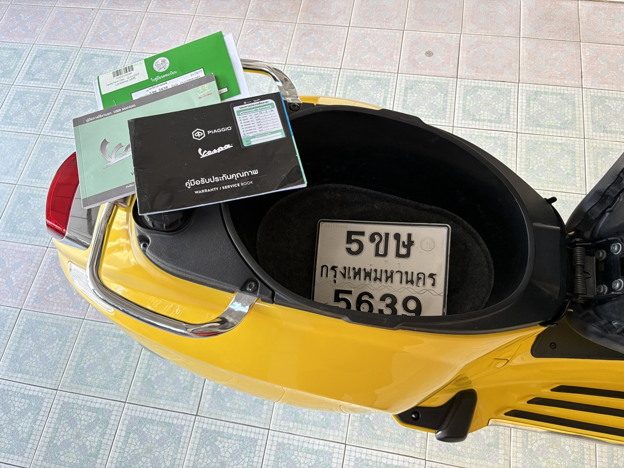 Vespa Sprint125 ABS เหลือง2 (8)