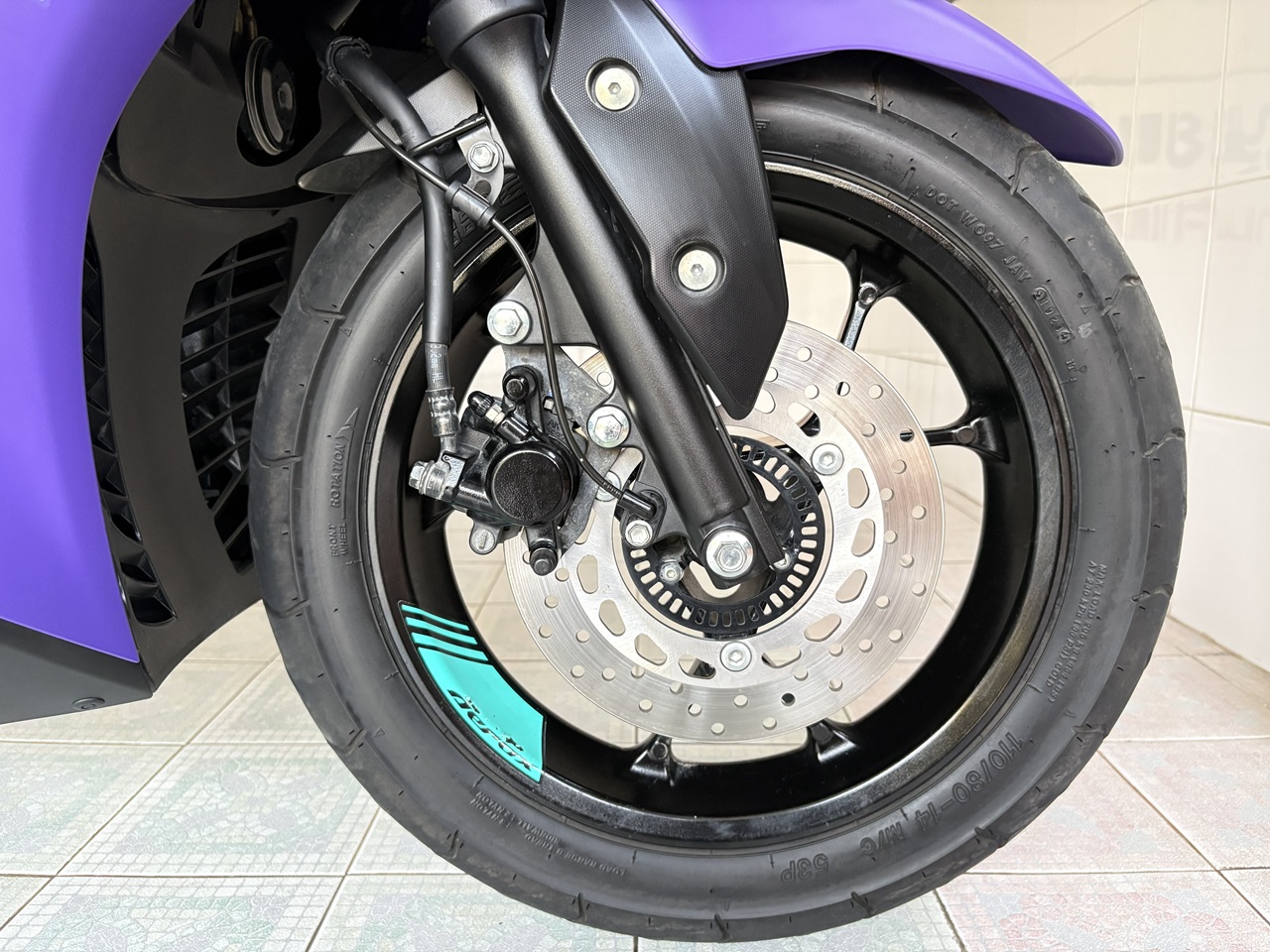 Yamaha Aerox ABS Connected ม่วง-ดำ9 (5)