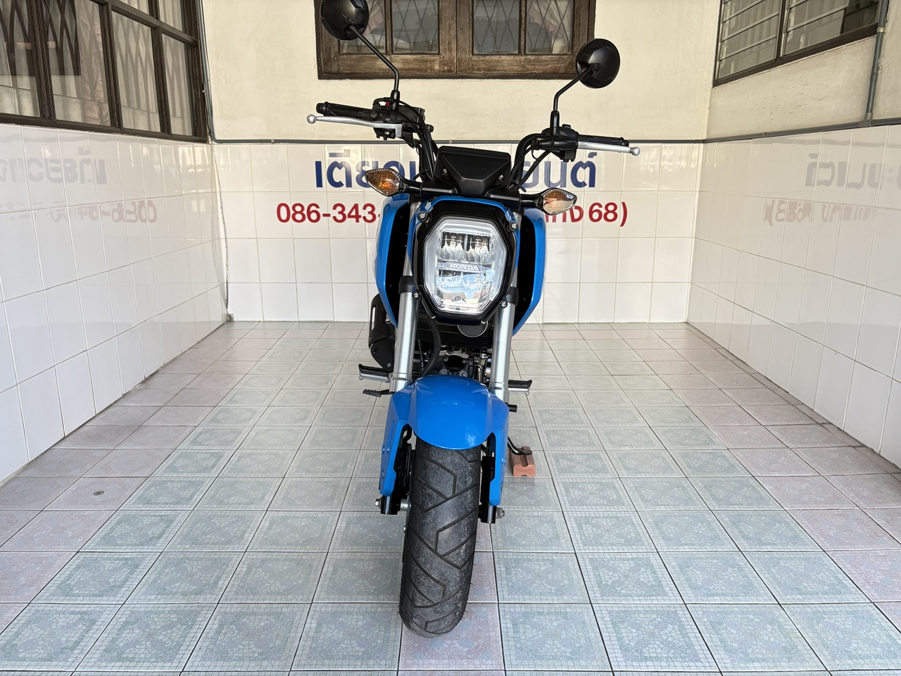 Honda GROM น้ำเงิน-ดำ (1)