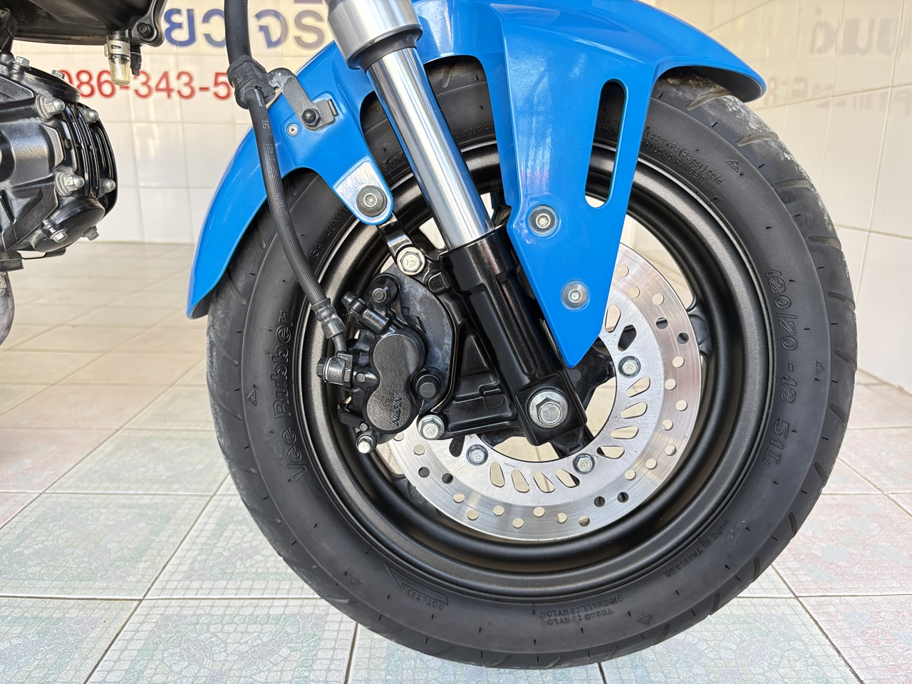 Honda GROM น้ำเงิน-ดำ (5)