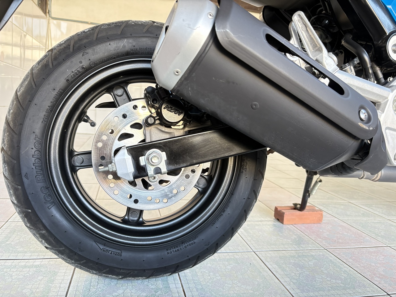 Honda GROM น้ำเงิน-ดำ (6)