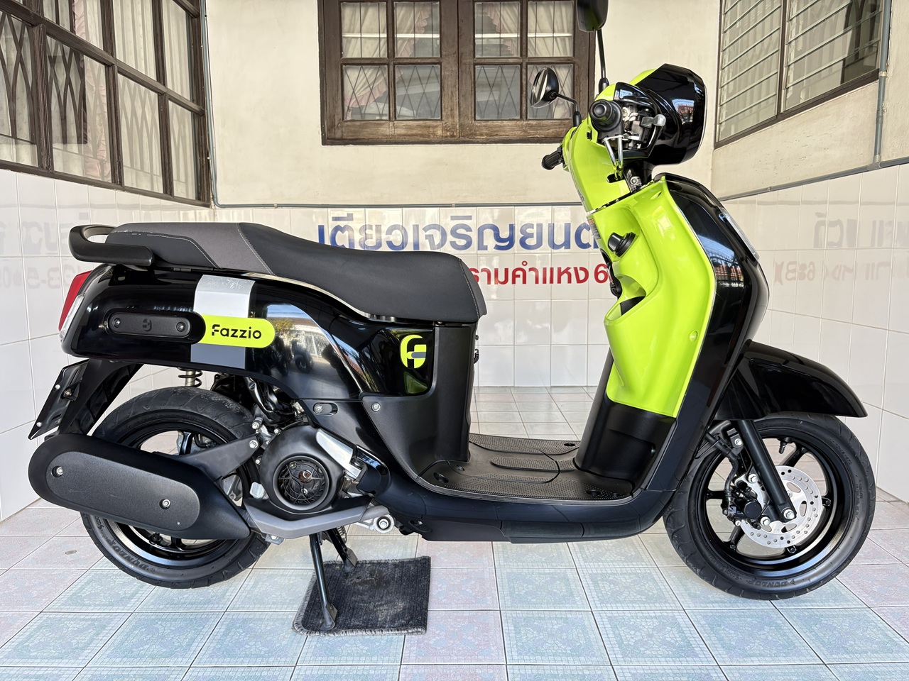 Yamaha Fazzio Keyless ดำ-เขียว2 (2)