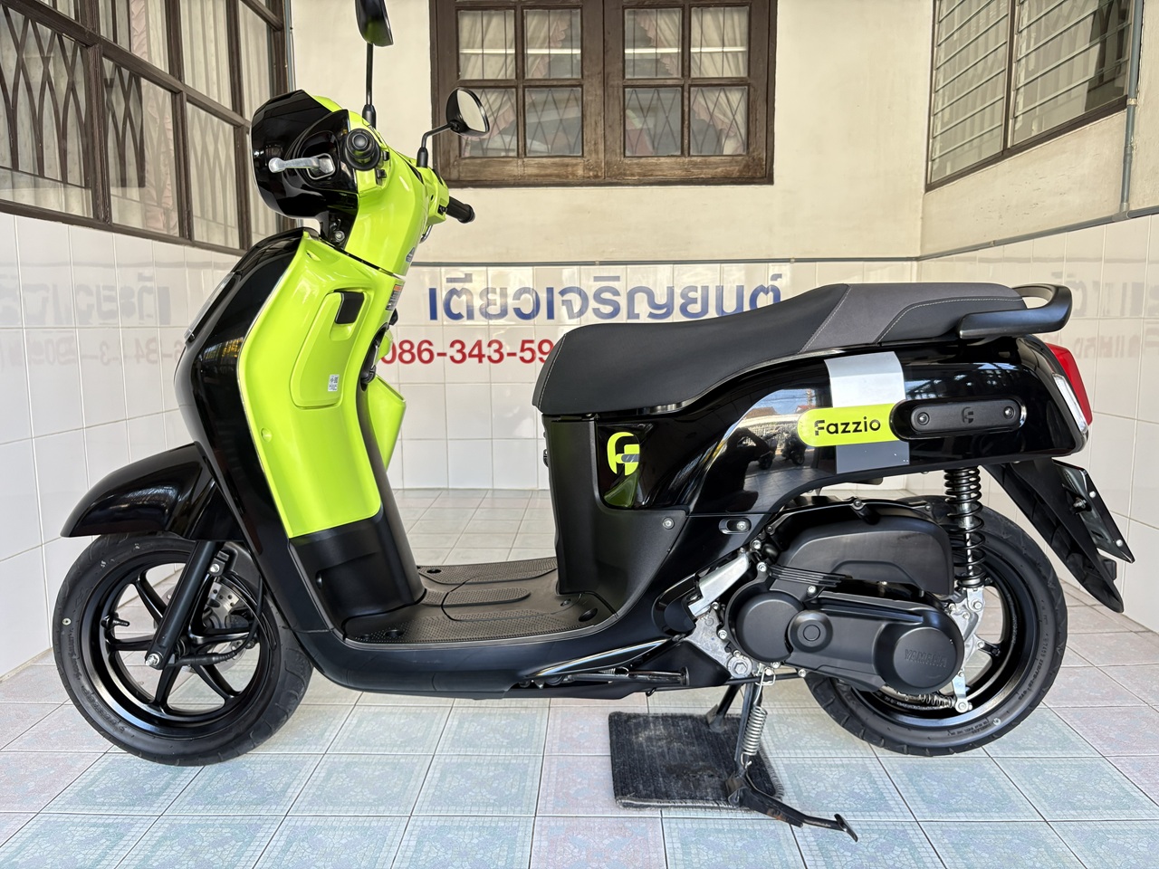 Yamaha Fazzio Keyless ดำ-เขียว2 (3)