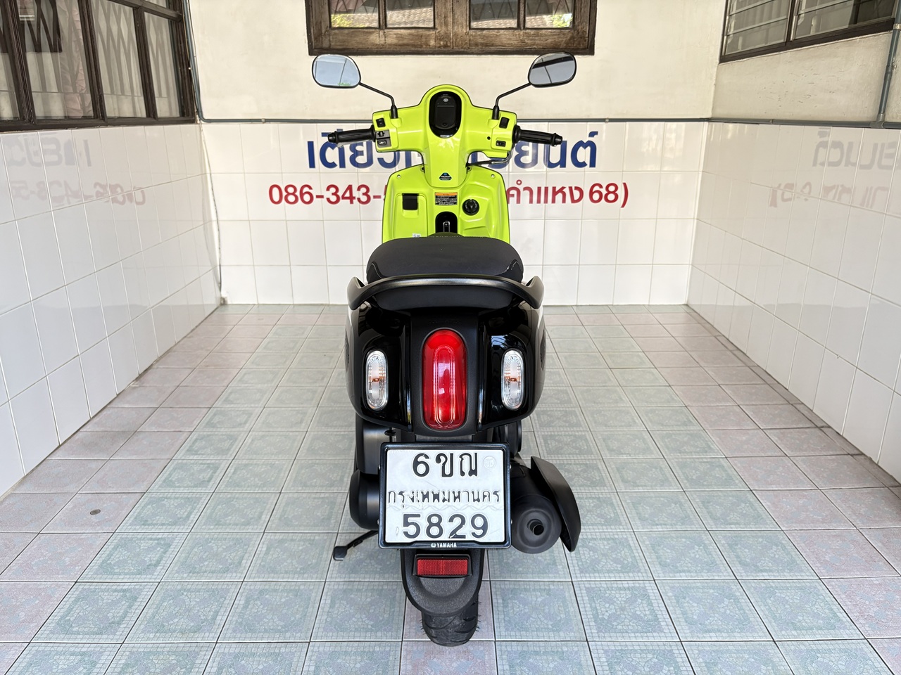 Yamaha Fazzio Keyless ดำ-เขียว2 (7)