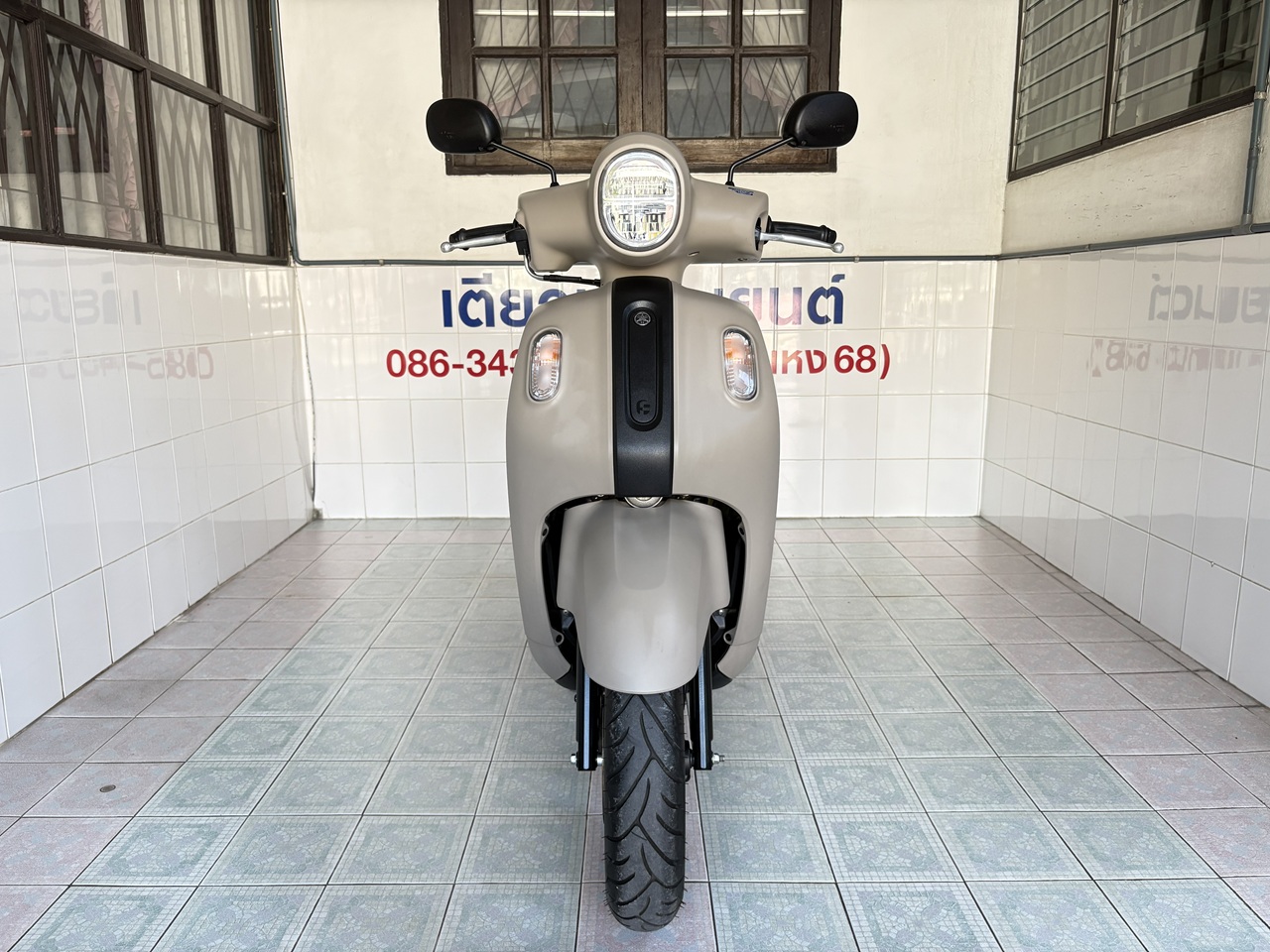 Yamaha Fazzio Keyless น้ำตาล-เหลือง2 (1)