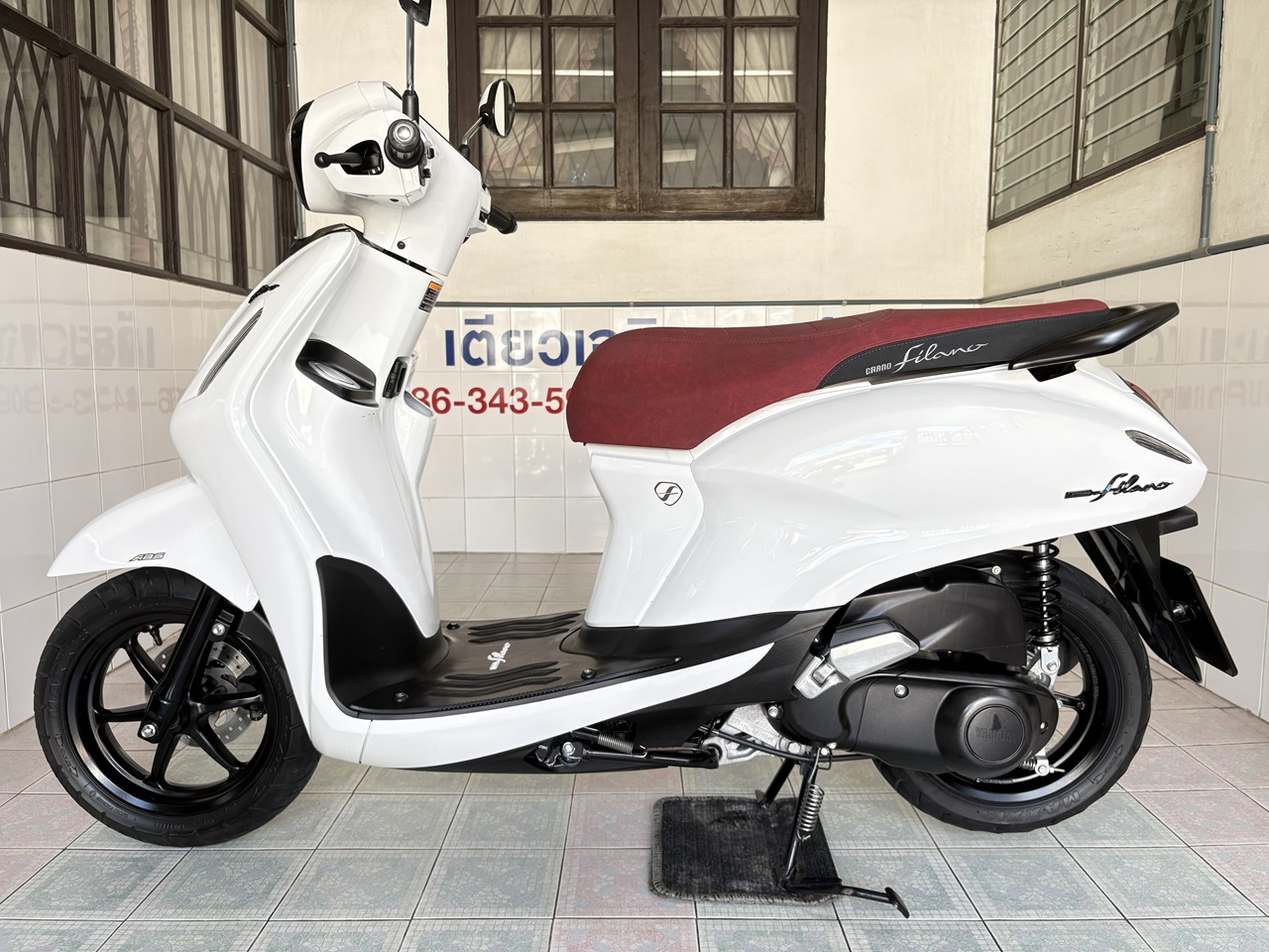 Yamaha Grand Filano Hybrid Connected ABS วิ่ง 8000 โล ปี67 - Image 4