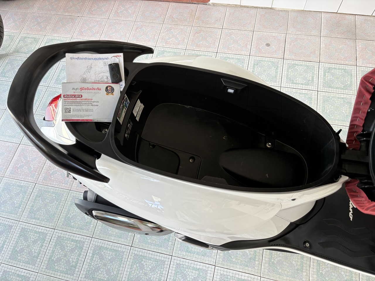 Yamaha Grand Filano Hybrid Connected ABS วิ่ง 8000 โล ปี67 - Image 8