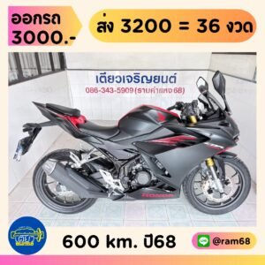 Honda CBR150 ABS วิ่ง 600 โล ปี68