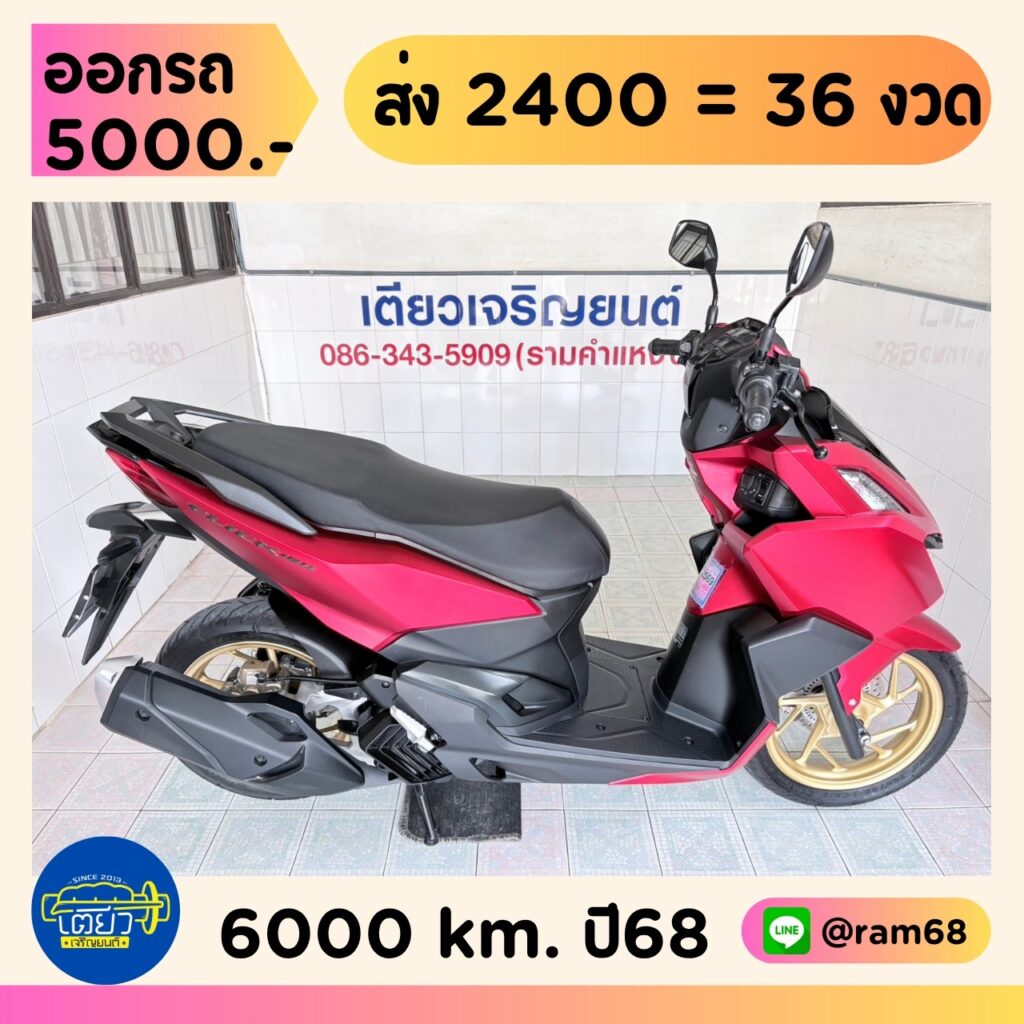 Honda Click160i ABS วิ่ง 6000 โล ปี68