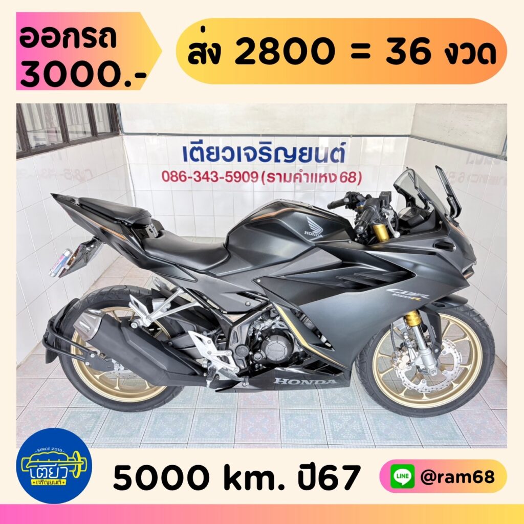 Honda CBR150 ABS วิ่ง 5000โล ปี67
