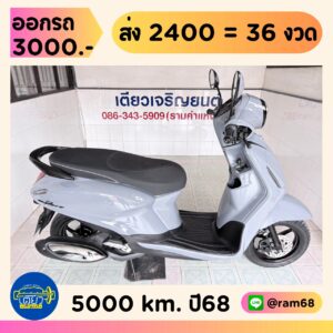 Yamaha Grand Filano Hybrid วิ่ง 5000 โล ปี68