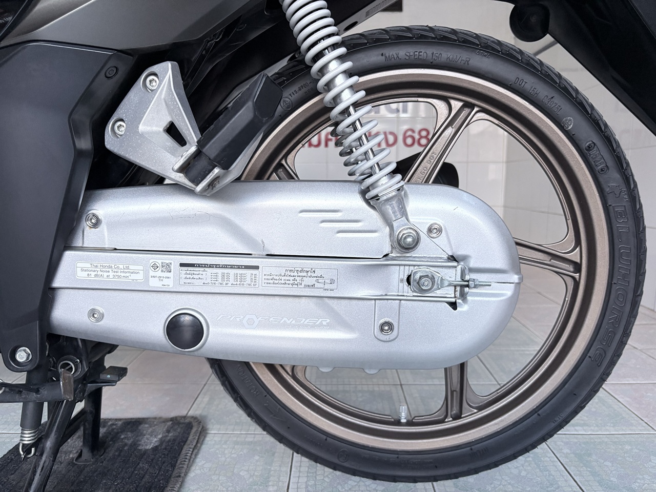 Honda Wave125i Keyless วิ่ง 6000 โล ปี68 - Image 8